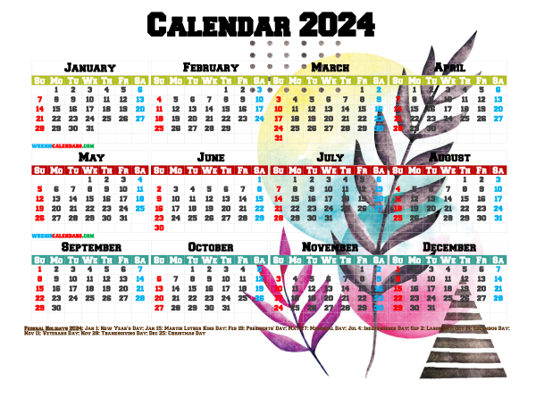 2024 Calendar Cute