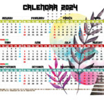 2024 Kids Calendar