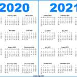 2020 To 2024 Calendar