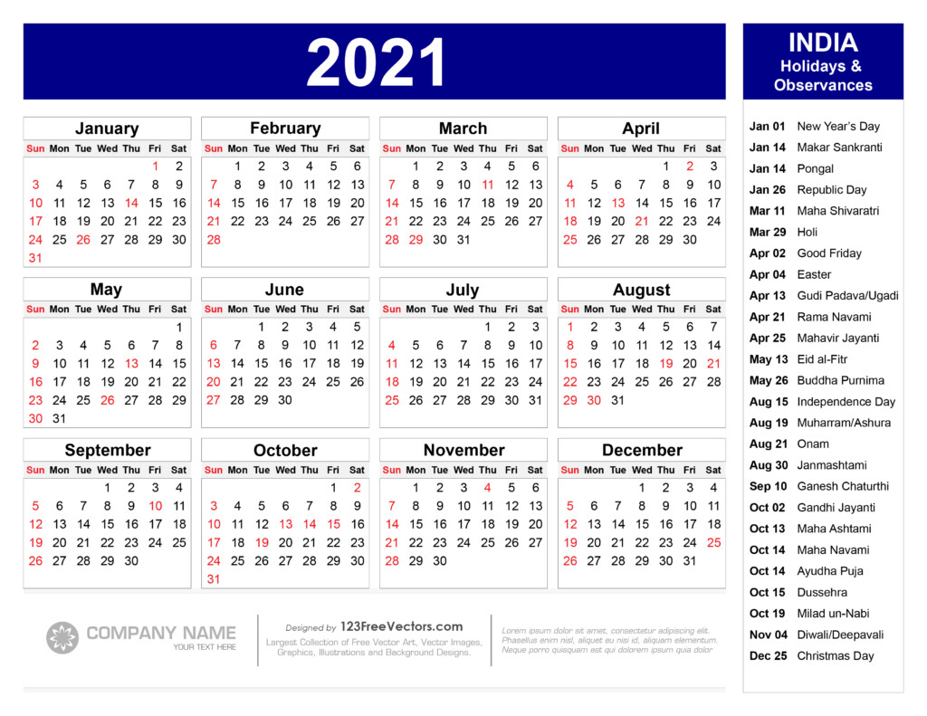 Calendar 2024 India