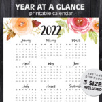 3 Year Calendar 2022 To 2024 Printable