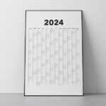 Big Wall Calendar 2024