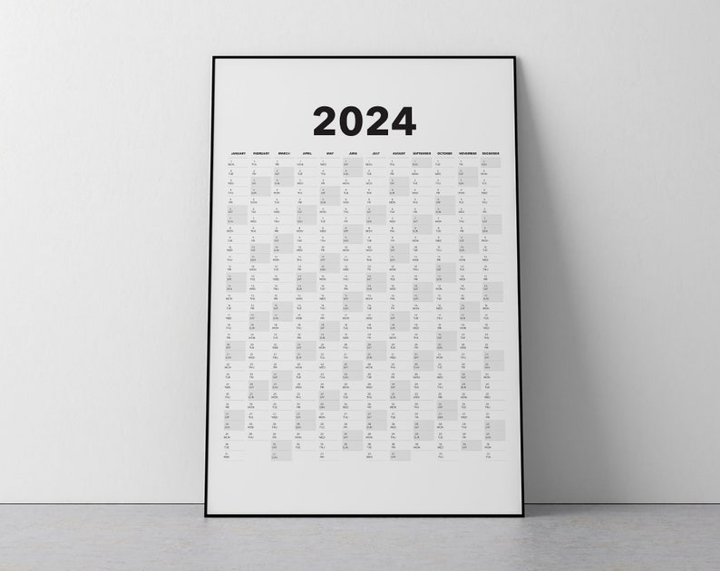 Large 2024 Wall Calendar