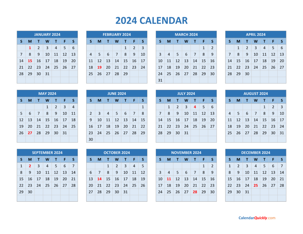 What Calendar Can I Reuse For 2024