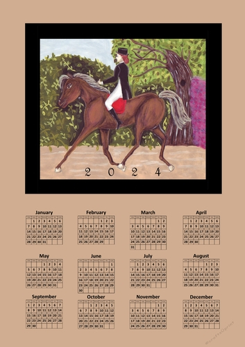 Horse Calendar 2024