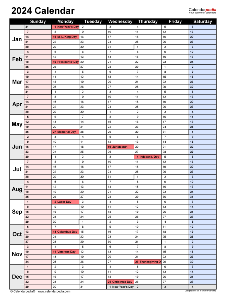 2024 Calendar Planner