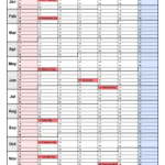 Microsoft Word 2024 Calendar Template