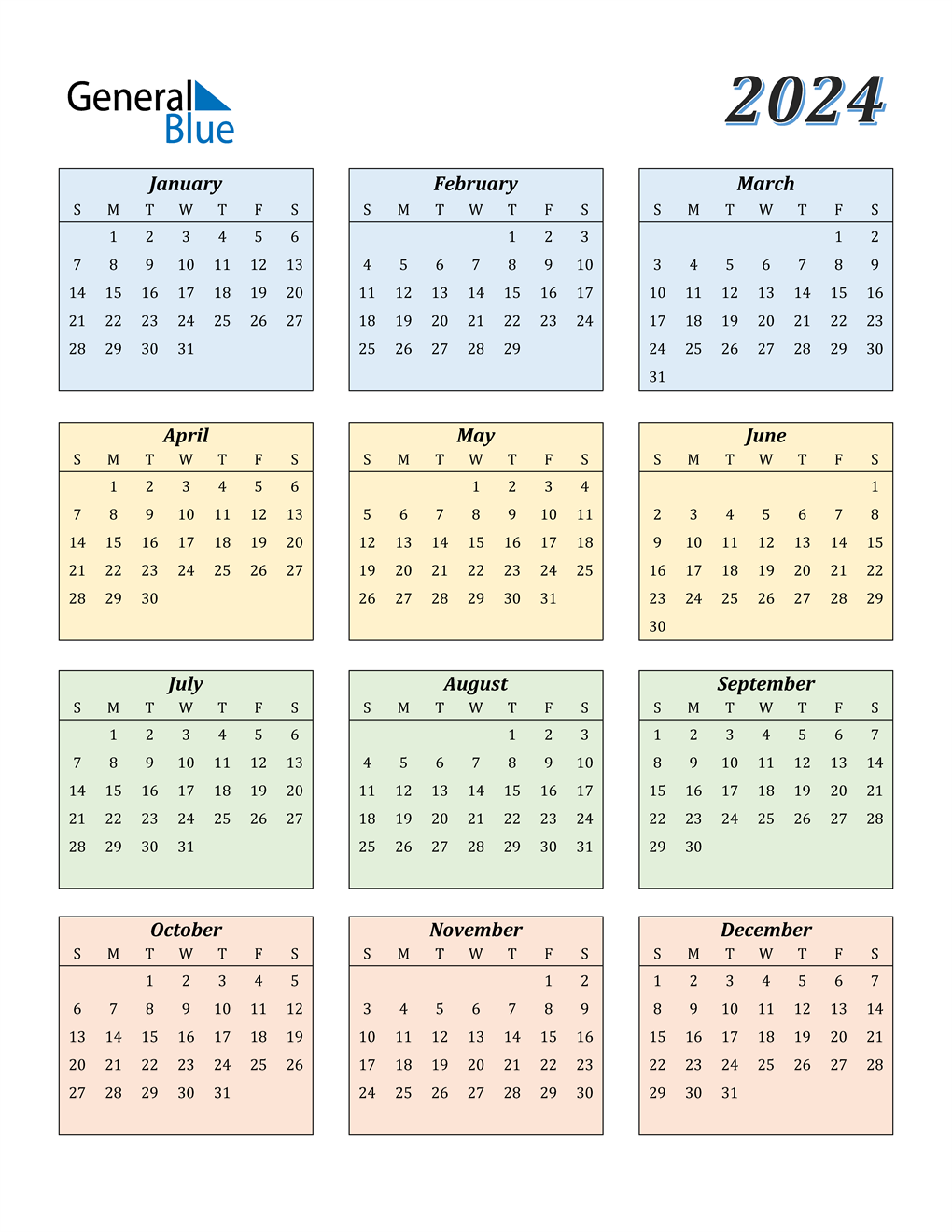 Editable Calendar 2024 2024 Calendar Printable