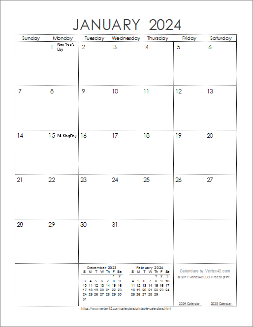 2024 Excel Monthly Calendar Template Free Printable Templates - 2024 ...