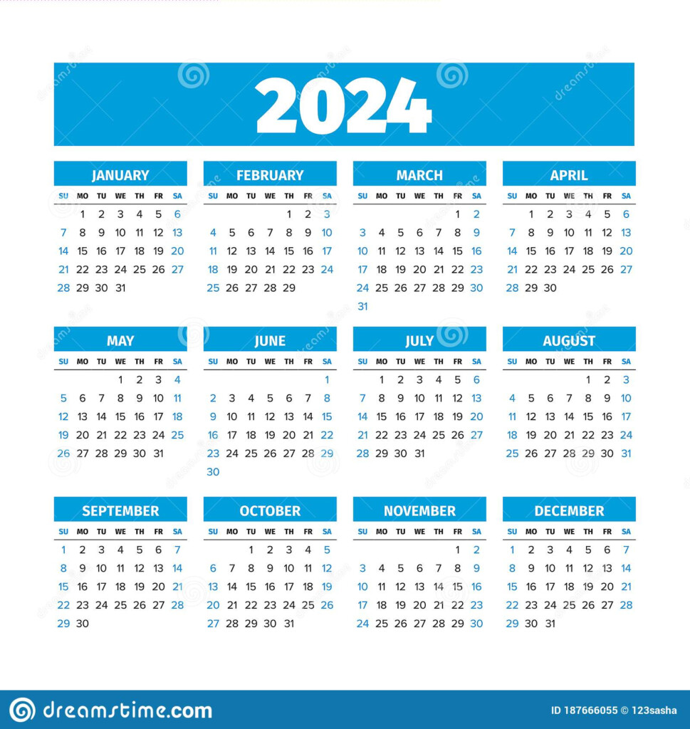 2024 Calendar With Week Numbers