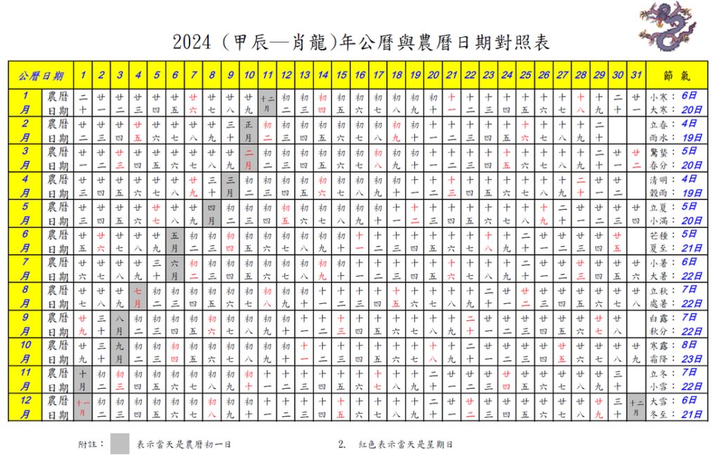 Gregorian Calendar 2024