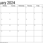 February 2024 Calendar Printable Free