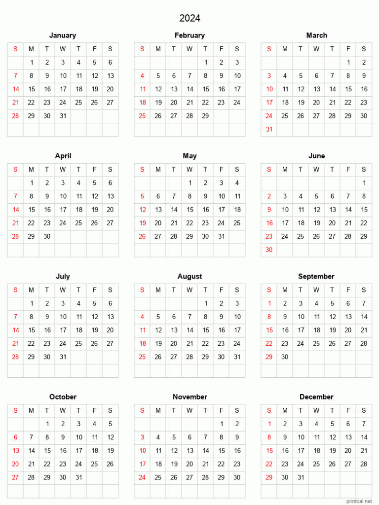 Best 2024 Calendar