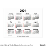 52 Week Calendar 2024