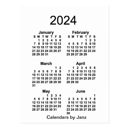 2024 Mini Calendar