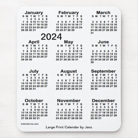 Custom Calendar 2024