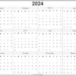 2024 Calender To Print