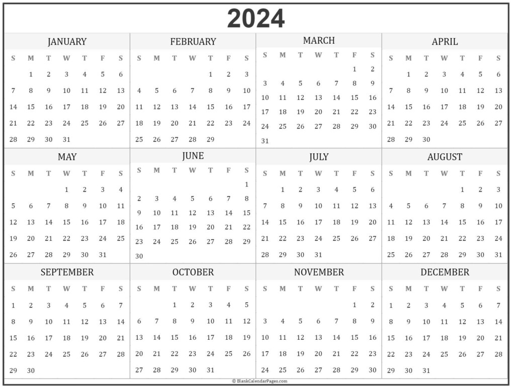 Calendar 2024 Workdays