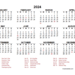 Calendar Labs 2024 Printable