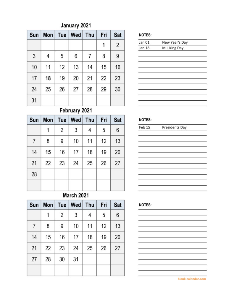 3 Month Calendar 2024 Printable