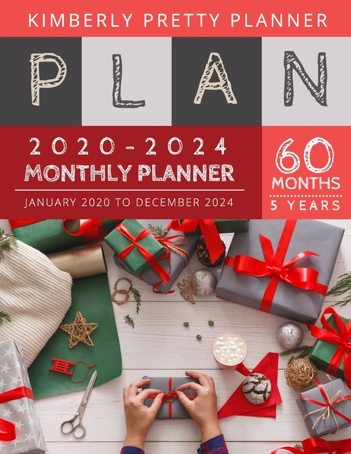 Best 2020 To 2024 Monthly 5 By 8 Planner Calendar