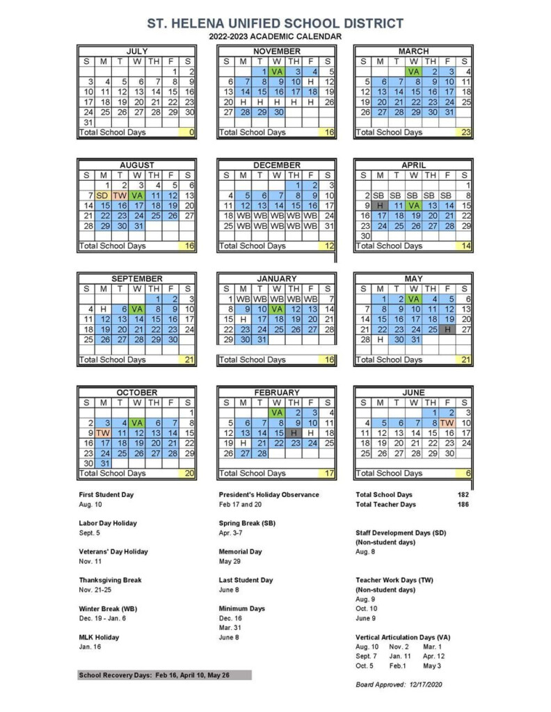 2024 And 2023 School Calendar Lausd