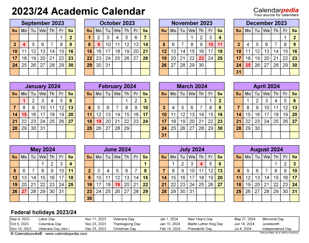 Clemson Academic Calendar 2024