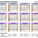 2023-2024 Academic Calendar Template