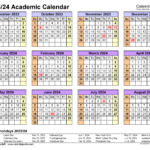 Fall 2024 Academic Calendar