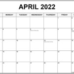 Free Printable April 2024 Calendar With Holidays