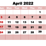 Free Printable April 2024 Calendar With Holidays