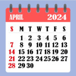 April 8 2024 Calendar Day Of The Week