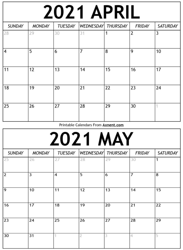 April - May 2024 Calendar