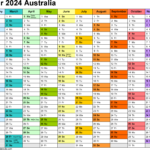 2024 Calendar Australia