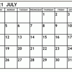 July 2024 Calendar Free Printable