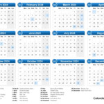 2024 Holidays Calendar