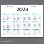 2024 12 Month Calendar