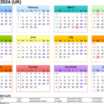 Calendar 2024 Uk