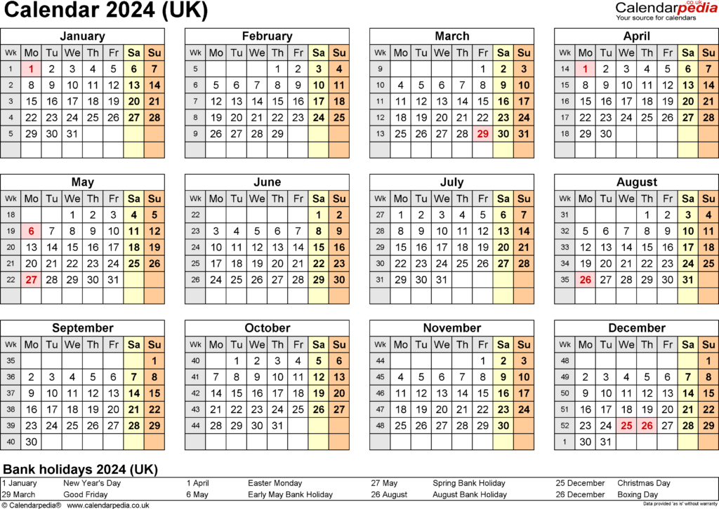 Fall 2024 Academic Calendar
