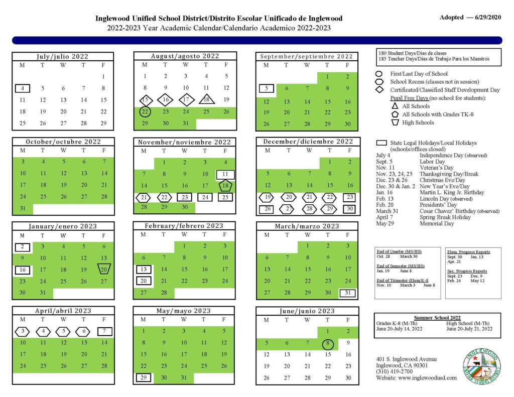 2025 And 2025 School Calendar Lausd 2025 Calendar Printable