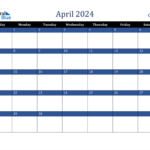 April 2024 Holiday Calendar