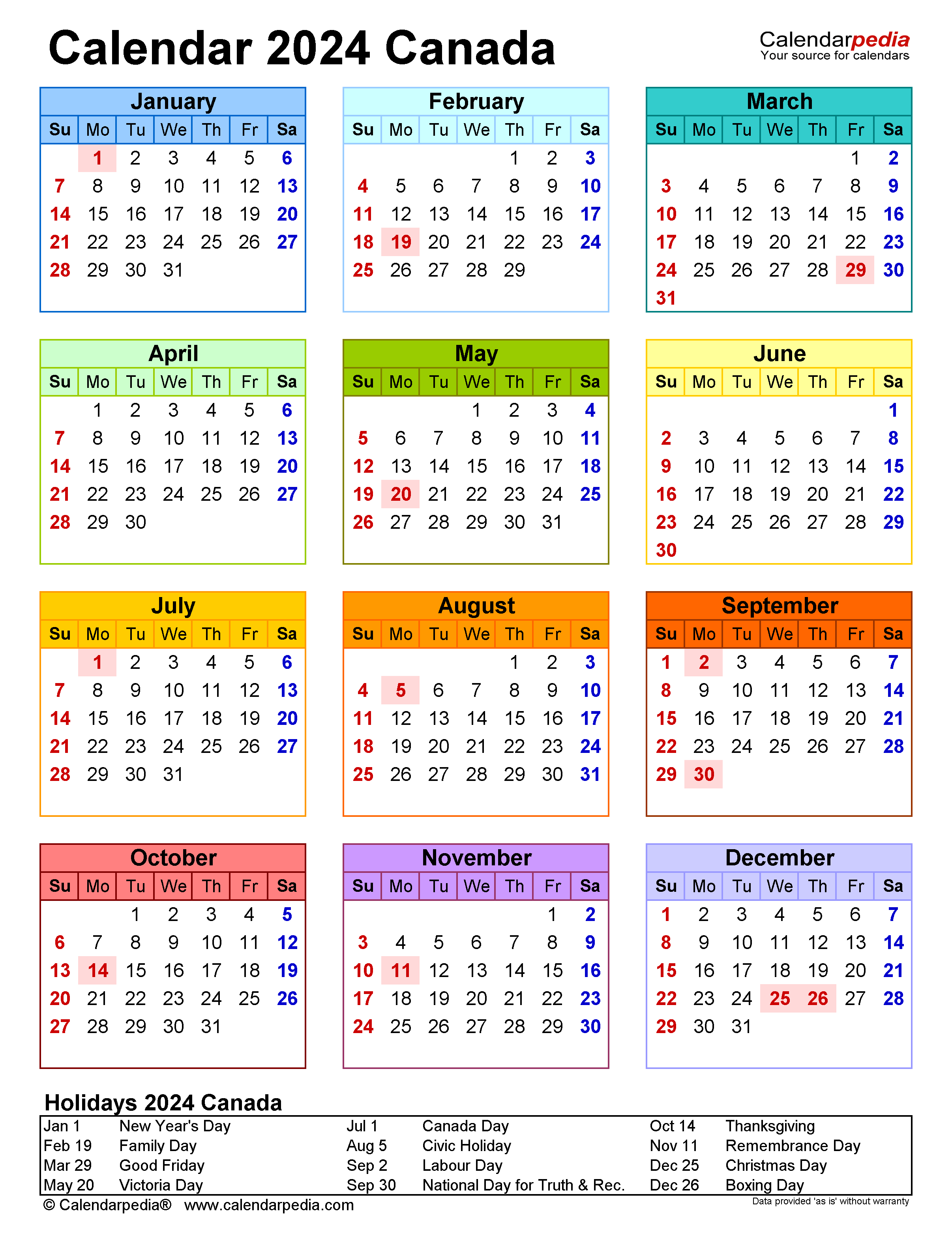 Quarterly Calendar 2024 2024 Calendar Printable