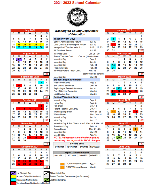 Boone County Schools Calendar 2024-2023