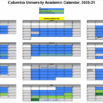 Columbia Academic Calendar 2024-25