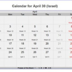 April 8th 2024 Jewish Calendar