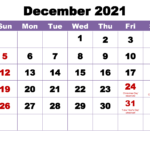 December 2024 Calendar With Holidays