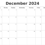 Calendar Dec 2024