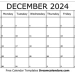 December 2024 Calendar