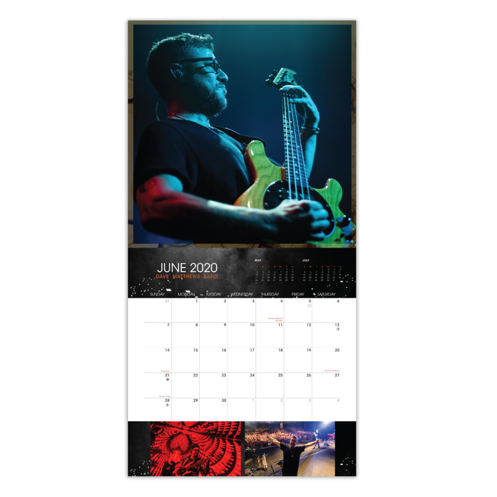 Dave Matthews Band 2024 Calendar