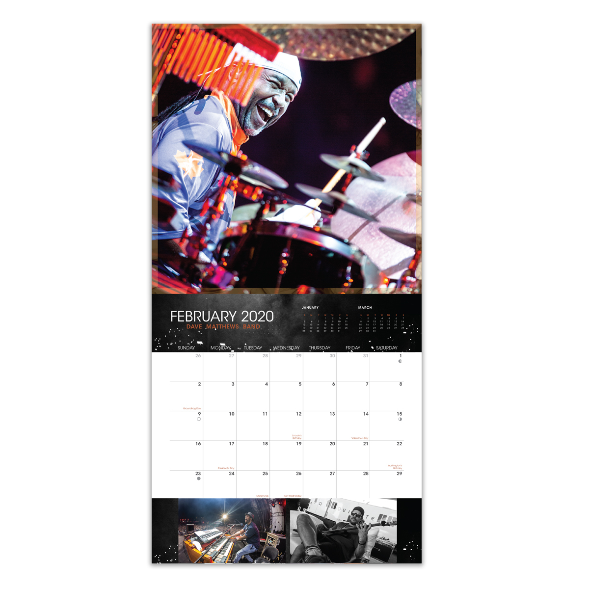 Dave Matthews Band 2024 Calendar - 2024 Calendar Printable